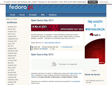 Tablet Screenshot of fedora.pl