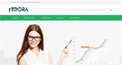 Desktop Screenshot of fedora.com.tr